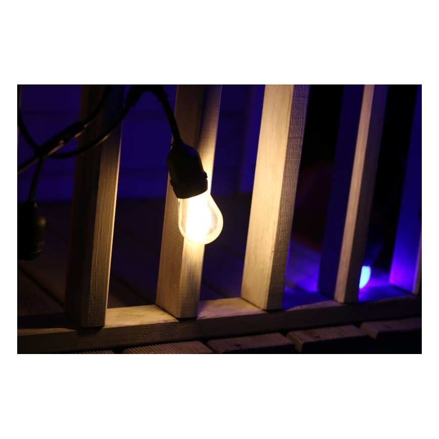 KOMPLEKTS 2x LED Spuldze PARTY E27/0,5W/36V 2200K