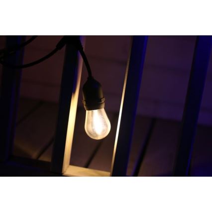 KOMPLEKTS 2x LED Spuldze PARTY E27/0,5W/36V 2200K