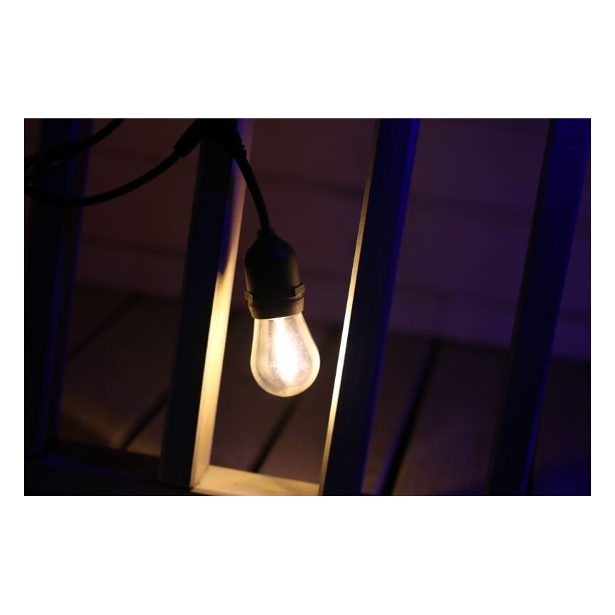 KOMPLEKTS 2x LED Spuldze PARTY E27/0,5W/36V 2200K