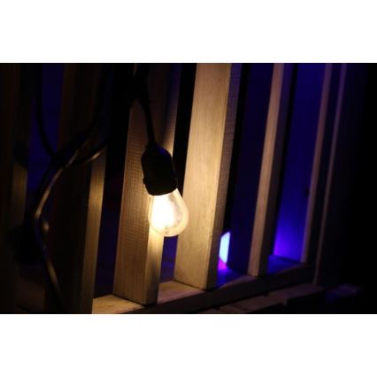 KOMPLEKTS 2x LED Spuldze PARTY E27/0,5W/36V 2200K