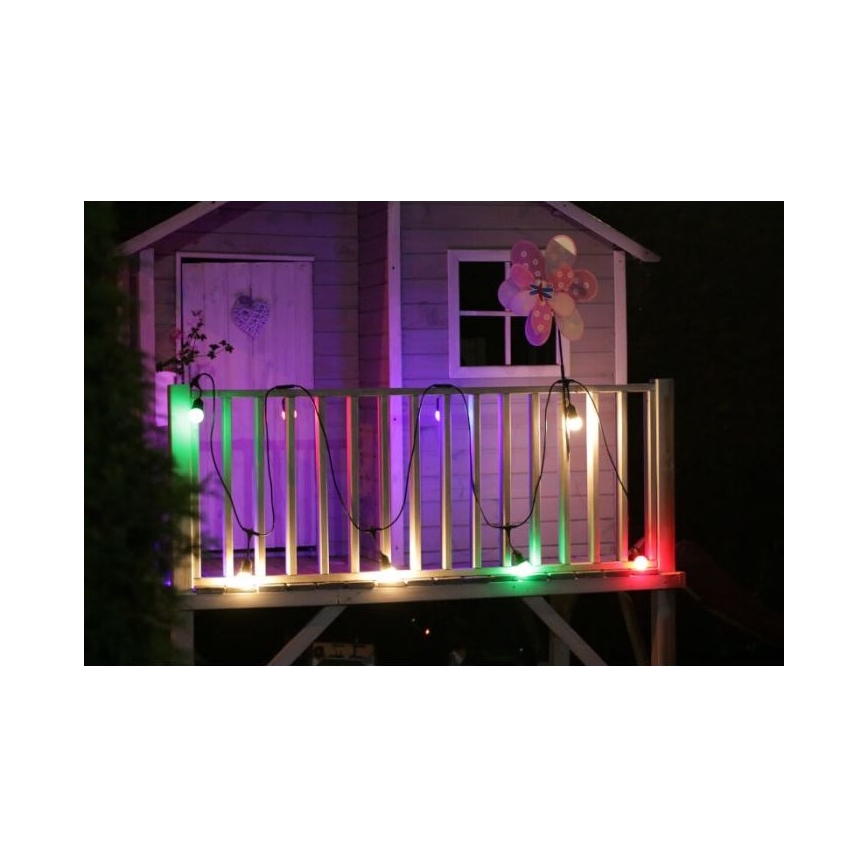 KOMPLEKTS 2x LED Spuldze PARTY E27/0,5W/36V sarkana