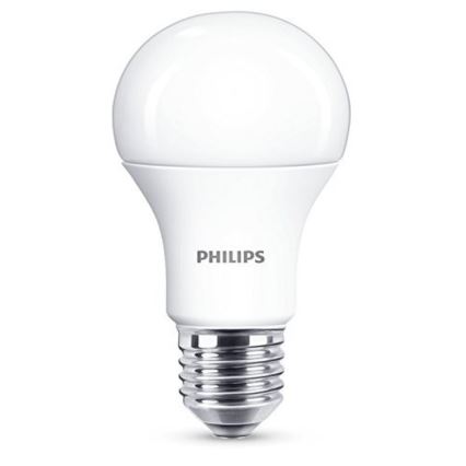 KOMPLEKTS 2x LED Spuldze Philips A60 E27/11W/230V 2700K