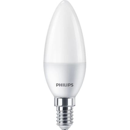 KOMPLEKTS 2x LED Spuldze Philips B35 E14/5W/230V 4000K