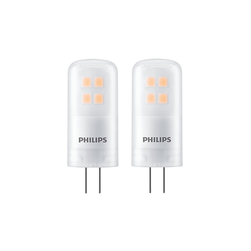 KOMPLEKTS 2x LED spuldze Philips G4/2,7W/12V 2700K
