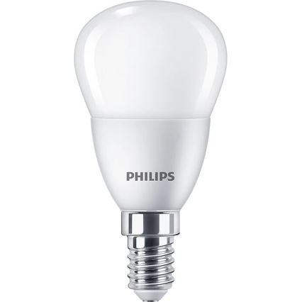 KOMPLEKTS 2x LED Spuldze Philips P45 E14/5W/230V 4000K