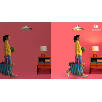 Komplekts 2x LED regulējamas spuldzes ar kustības sensoru PAR16 GU10/4,7W/230V 2700-6500K CRI 90 Wi-Fi - WiZ