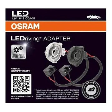 KOMPLEKTS 2x LEDriving Pārveidotājs/Adapteris - Osram