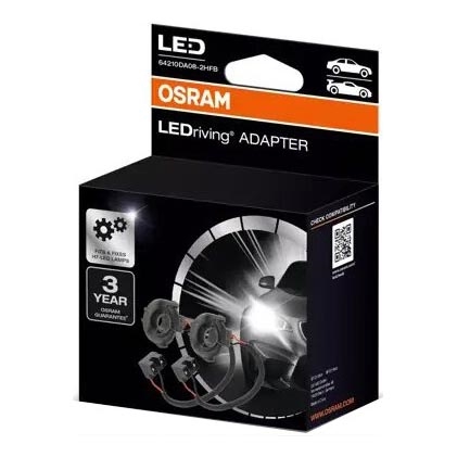 KOMPLEKTS 2x LEDriving Pārveidotājs/Adapteris - Osram