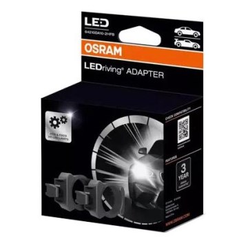 KOMPLEKTS 2x LEDriving Pārveidotājs/Adapteris spuldzes kontaktligzda - Osram