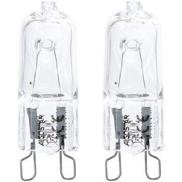 KOMPLEKTS 2x Lielas slodzes spuldze G9/25W/230V 2700K - Aigostar