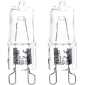 KOMPLEKTS 2x Lielas slodzes spuldze G9/40W/230V 2700K - Aigostar