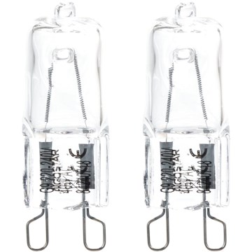 KOMPLEKTS 2x Lielas slodzes spuldze G9/40W/230V 2700K - Aigostar
