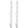 KOMPLEKTS 2x Lielas slodzes spuldze J118 R7s/120W/230V 2900K - Aigostar
