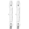 KOMPLEKTS 2x Lielas slodzes spuldze J78 R7s/80W/230V 2900K - Aigostar
