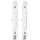 KOMPLEKTS 2x Lielas slodzes spuldze J78 R7s/80W/230V 2900K - Aigostar