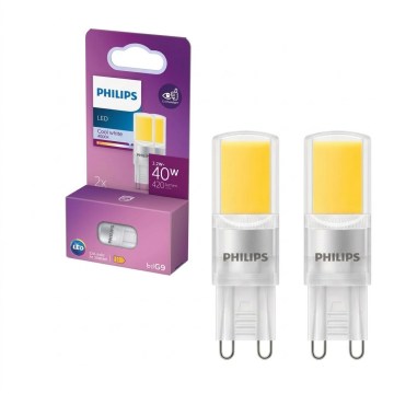 KOMPLEKTS 2x Philips G9 LED spuldzes 3,2W/230V 4000K
