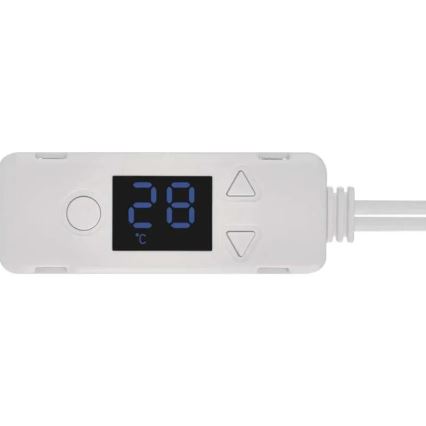KOMPLEKTS 2x Radiatora ventilators 5/230V balta