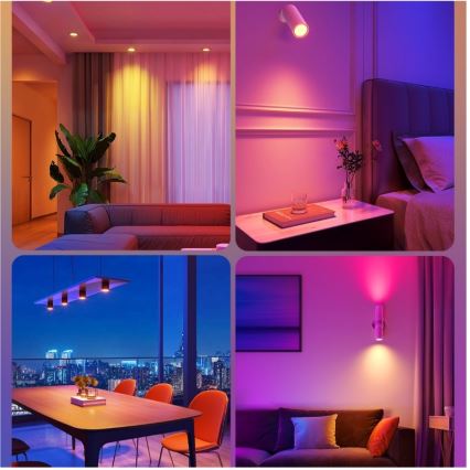 Komplekts 2x LED RGBWW regulējama spuldze MATTER E14/5W/230V 2700-6500K Wi-Fi - Govee