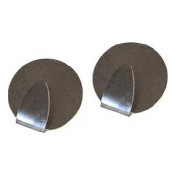 Komplekts 2x sienas āķi TORO, matēts hroms