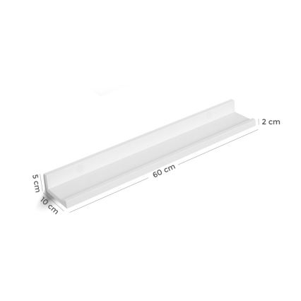 Komplekts 2x sienas plaukti SHELFY, balti