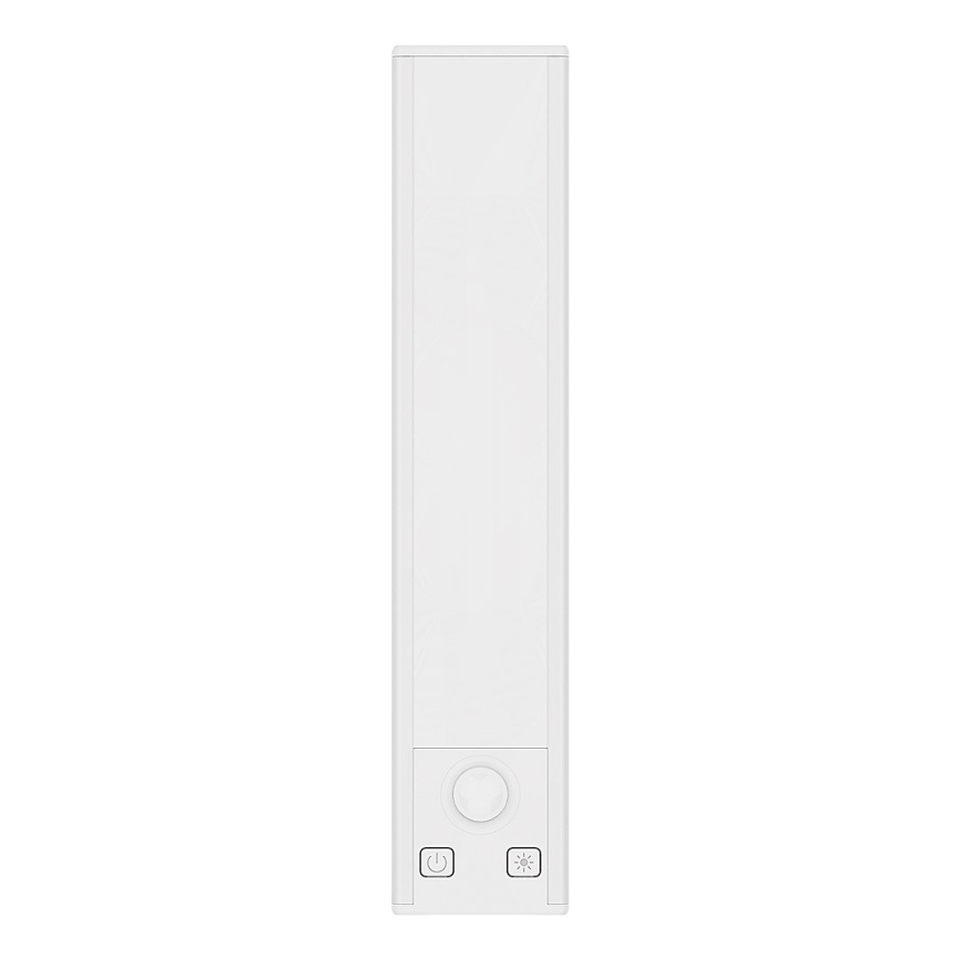 Komplekts 2x LED uzlādējami mēbeļu gaismekļi ar kustības un krēslas sensoru VIRO LED/1W/3,7V 800 mAh 3000/4000/6500K 20 cm balti