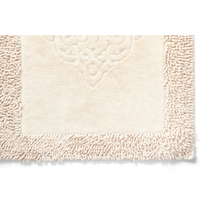 KOMPLEKTS 2x Vannas istabas paklājs COTTONKT 50x60/60x100 cm bēša