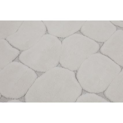 KOMPLEKTS 2x Vannas istabas paklājs LINO 60/100 cm bēša