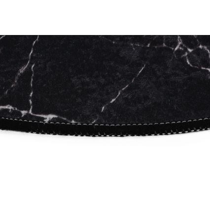 KOMPLEKTS 2x Vannas istabas paklājs MARBLE 50x60/60x100 cm melna