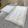 KOMPLEKTS 2x Vannas istabas paklājs STONE 60/100 cm balta