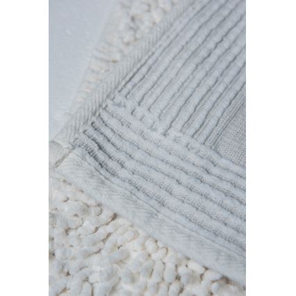 KOMPLEKTS 2x Vannas istabas paklājs STONE 60/100 cm balta