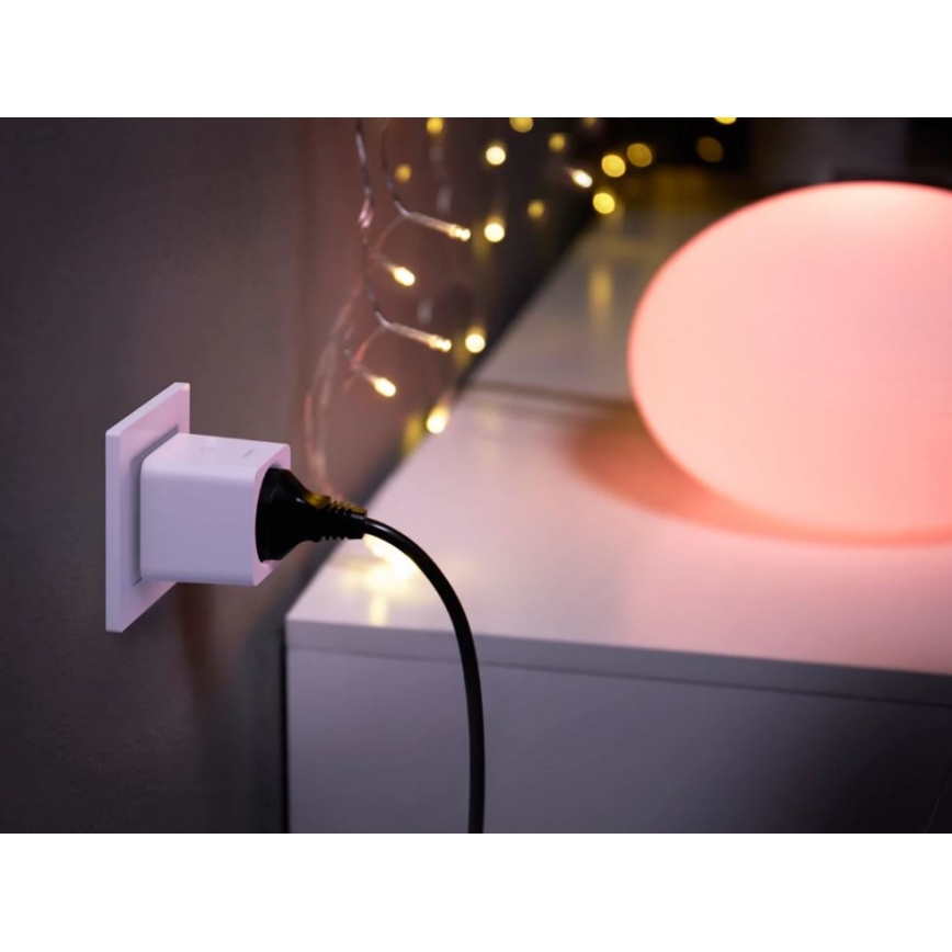 KOMPLEKTS 2x Viedā kontaktligzda Philips Hue Viedā spraudnis EU SCHUKO