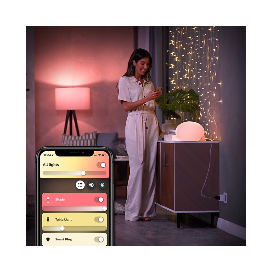KOMPLEKTS 2x Viedā kontaktligzda Philips Hue Viedā spraudnis EU SCHUKO