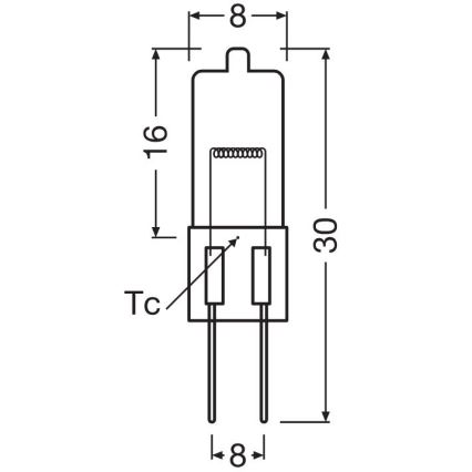 Komplekts 3x cepeškrāsns spuldzes HALOSTAR G4/10W/12V 2700K - Osram