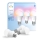Komplekts 3x dimējama LED spuldze Philips Hue White And Color Ambiance Essential E27/8W/230V 2200-6500K