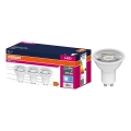 KOMPLEKTS 3x LED Reflektora spuldze PAR16 GU10/6,9W/230V 4000K 60° - Osram