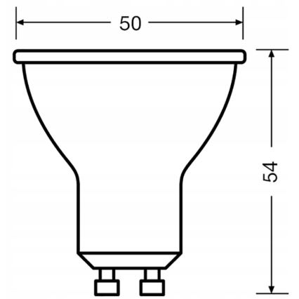 KOMPLEKTS 3x LED Reflektora spuldze PAR16 GU10/6,9W/230V 4000K 60° - Osram