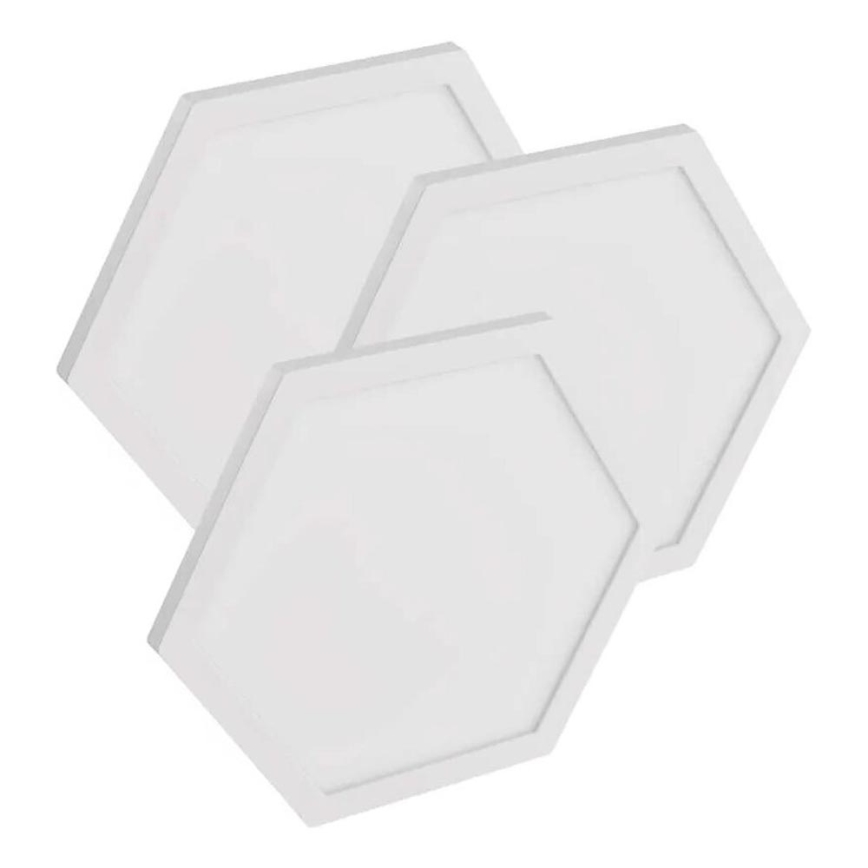 KOMPLEKTS 3x LED RGBIC+CCT Aptumšojams panelis - paplašinājums 3xLED/1,8W/230V Wi-Fi Tuya