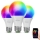 KOMPLEKTS 3x LED RGBW Aptumšojama spuldze ESSENTIALS A60 E27/8,5W/230V CRI 90 2700-6500K Wi-Fi - Nanoleaf