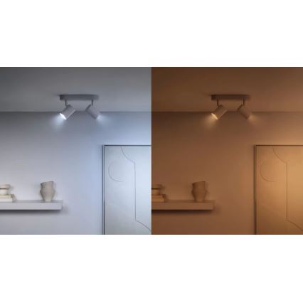 KOMPLEKTS 3x LED RGBW Aptumšojama spuldze PAR16 GU10/4,7W/230V 2200-6500K Wi-Fi - WiZ