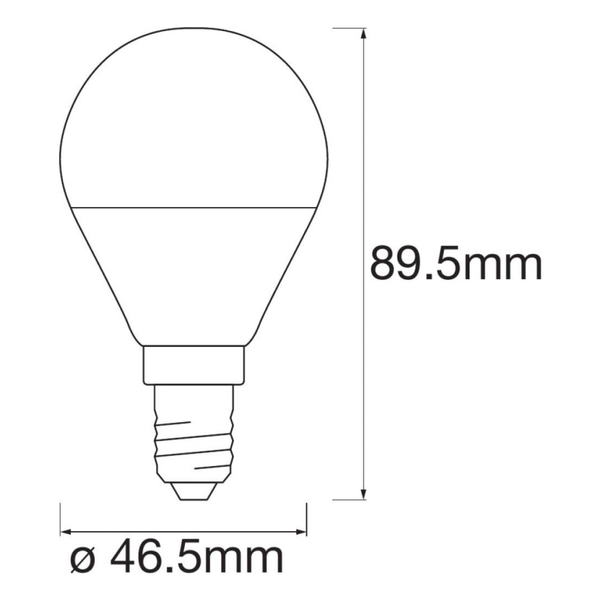 KOMPLEKTS 3x LED RGBW Aptumšojama spuldze  SMART+ E14/5W/230V 2700K-6500K Wi-Fi - Ledvance