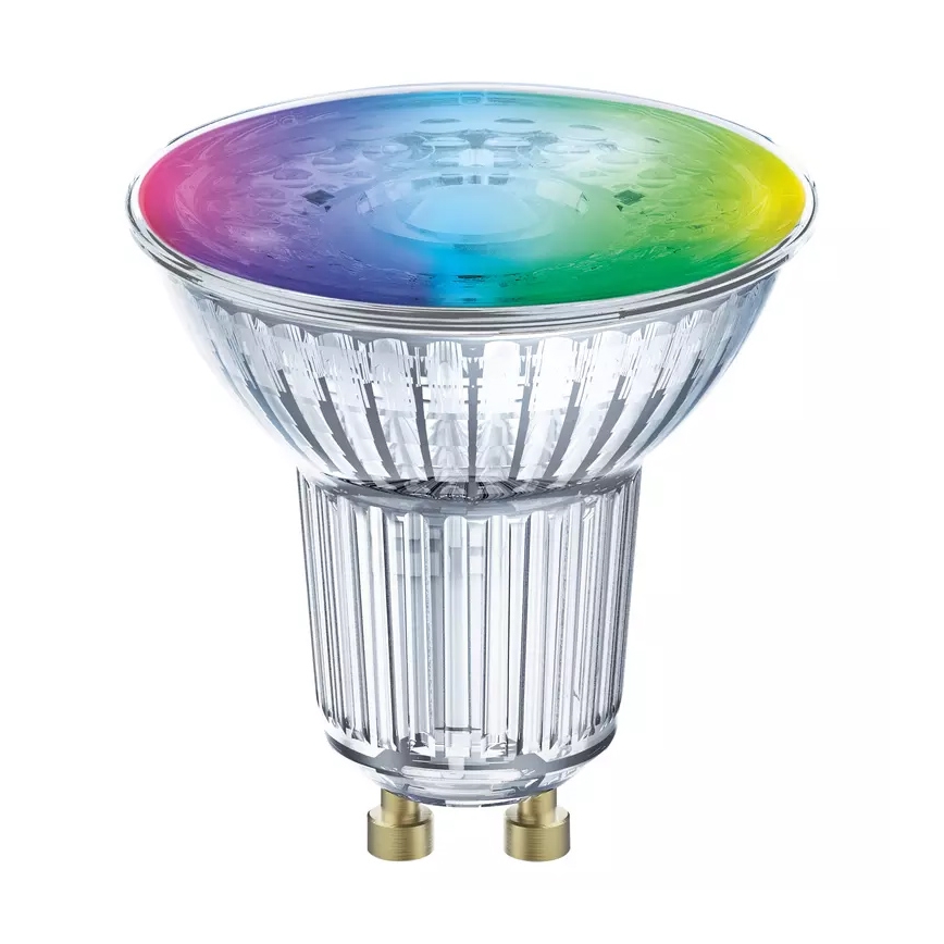 KOMPLEKTS 3x LED RGBW Aptumšojama spuldze SMART+ GU10/4,9W/230V 2700K-6500K Wi-Fi Wi-Fi - Ledvance