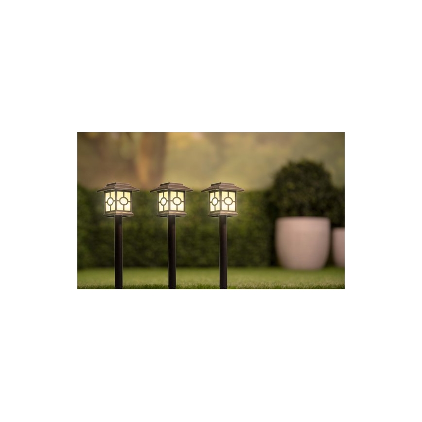 KOMPLEKTS 3x LED Saules enerģijas lampa LED/1,2V