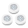 KOMPLEKTS 3x LED Skārienvadāms navigācijas gaismeklis 1xLED/2W/4,5V balts