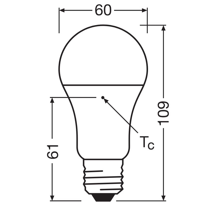 KOMPLEKTS 3x LED Spuldze A60 E27/10W/230V 4000K