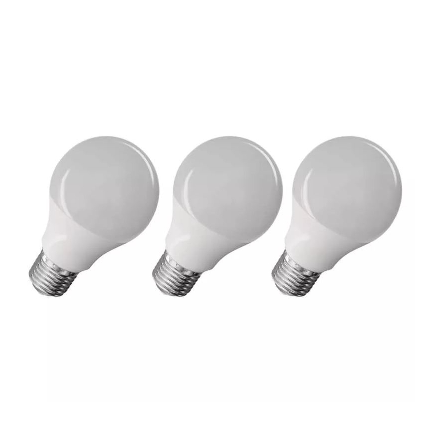 KOMPLEKTS 3x LED Spuldze A60 E27/7,2W/230V 2700K CRI 94 Ra