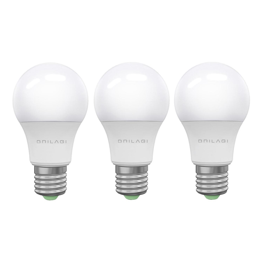 KOMPLEKTS 3x LED Spuldze ECOLINE A60 E27/15W/230V 6500K - Brilagi
