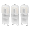 KOMPLEKTS 3x LED Spuldze ECOLINE G9/2,5W/230V 3000K - Brilagi