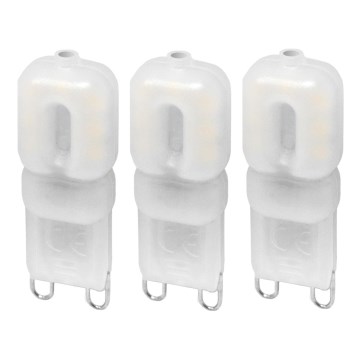 KOMPLEKTS 3x LED Spuldze ECOLINE G9/2,5W/230V 3000K - Brilagi