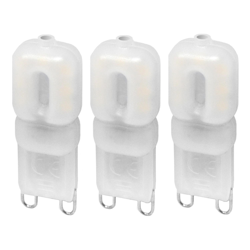 KOMPLEKTS 3x LED Spuldze ECOLINE G9/2,5W/230V 3000K - Brilagi