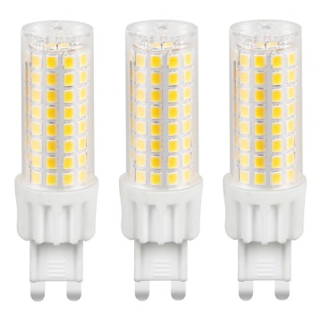 KOMPLEKTS 3x LED Spuldze ECOLINE G9/7W/230V 3000K - Brilagi